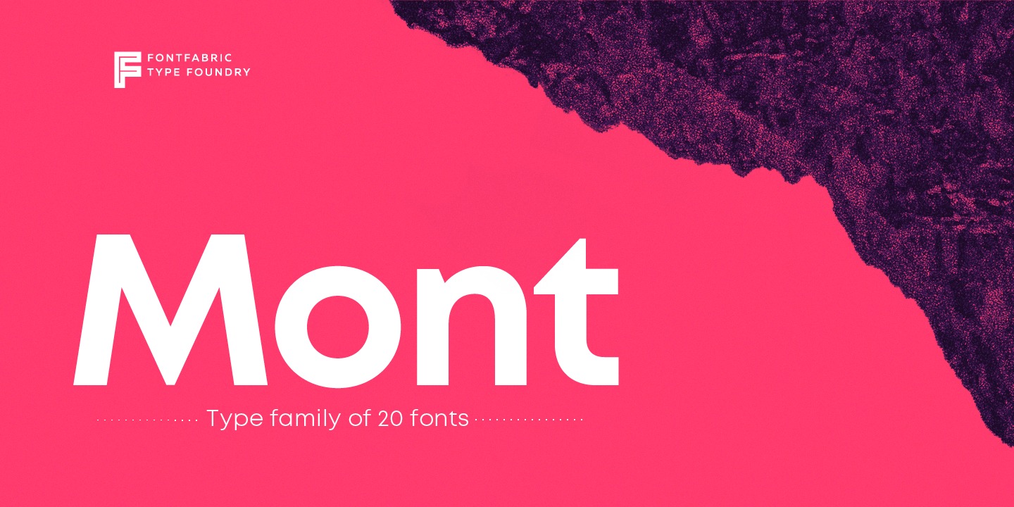 Mont Black Font preview