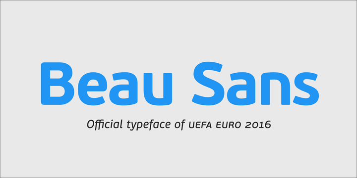 PF Beau Sans Pro Regular Font preview
