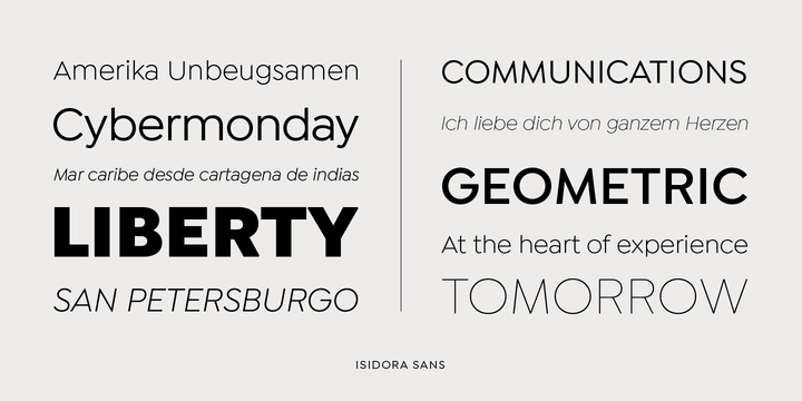 Isidora Sans Bold Italic Font preview