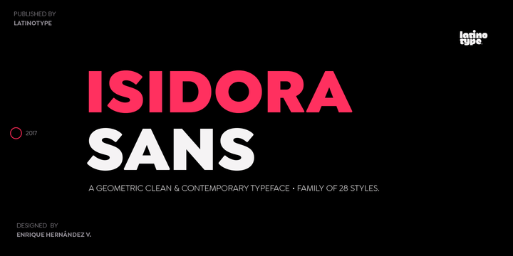 Isidora Sans Bold Font preview