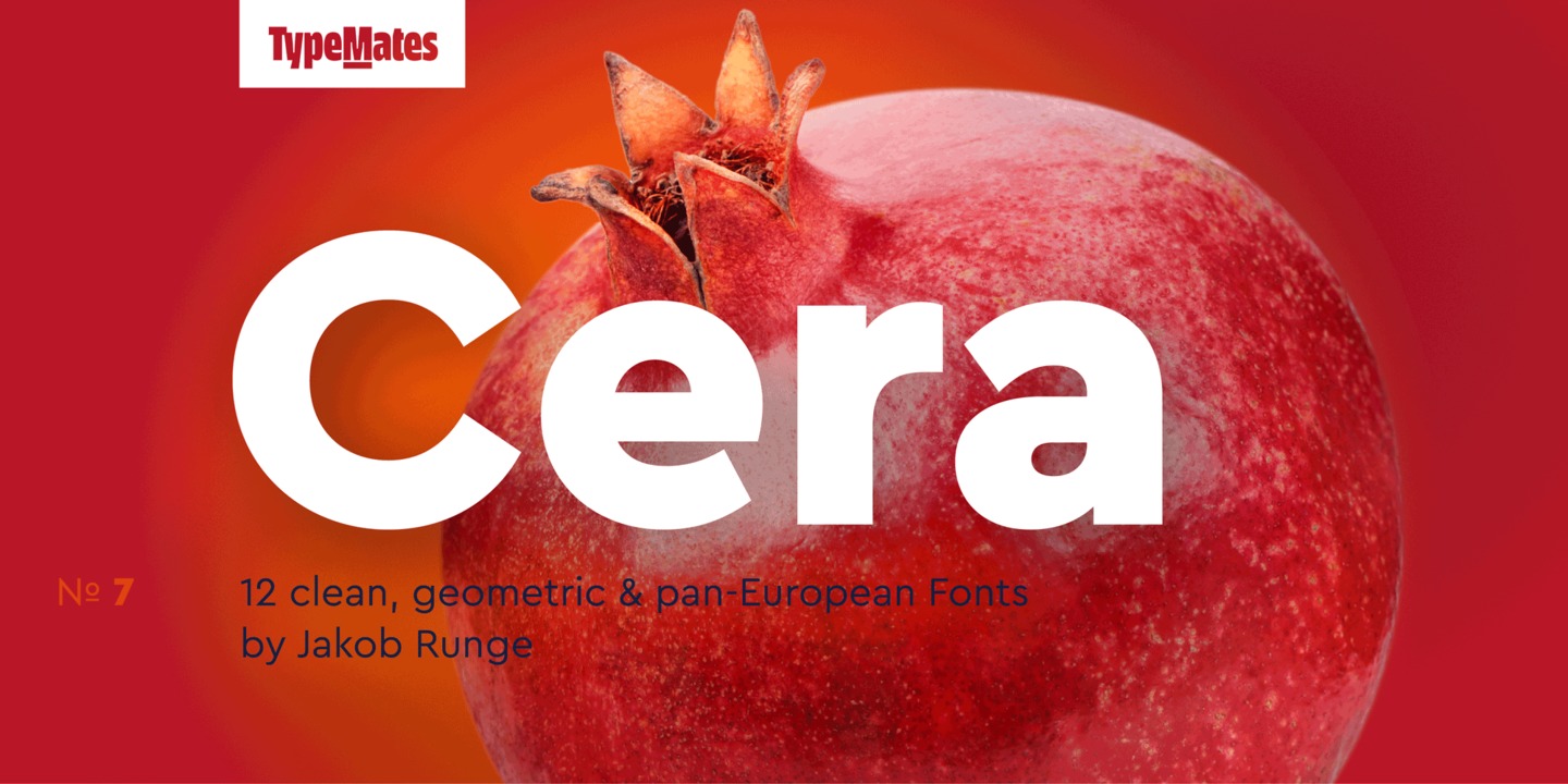 Cera Medium Italic Font preview