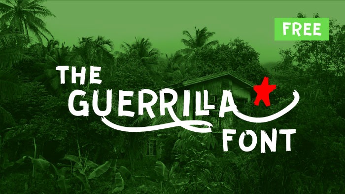 Guerrilla  Font preview