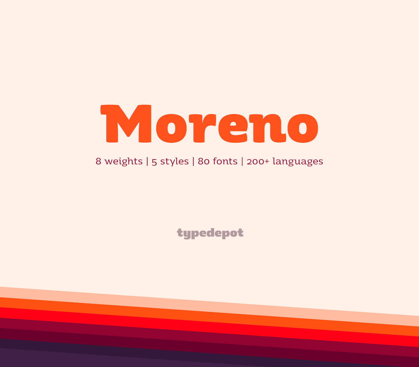 Moreno Regular Font preview