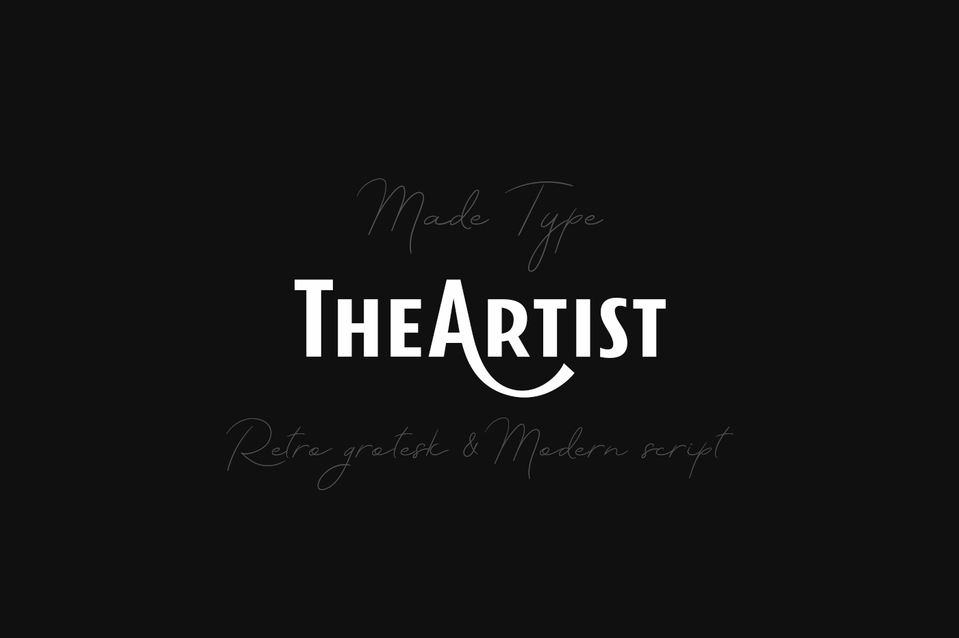 MADE TheArtist Italic Font preview