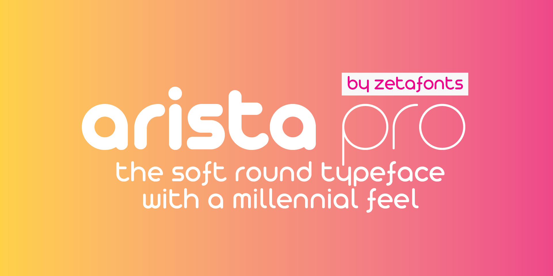 Arista Pro Hairline Font preview