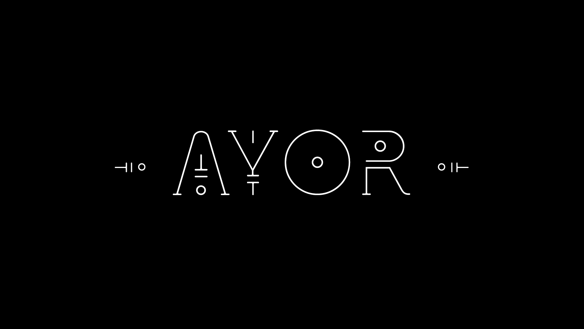 Ayor Thin Thin Font preview