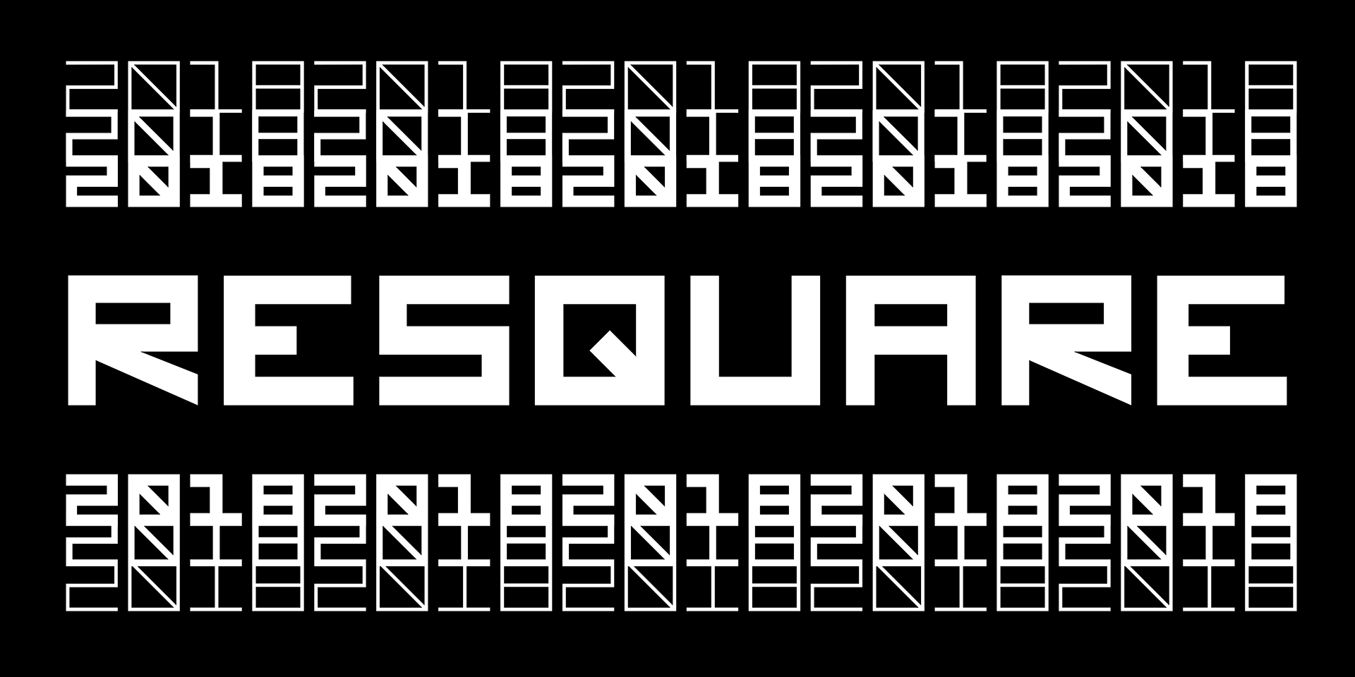 ReSquare Medium Font preview
