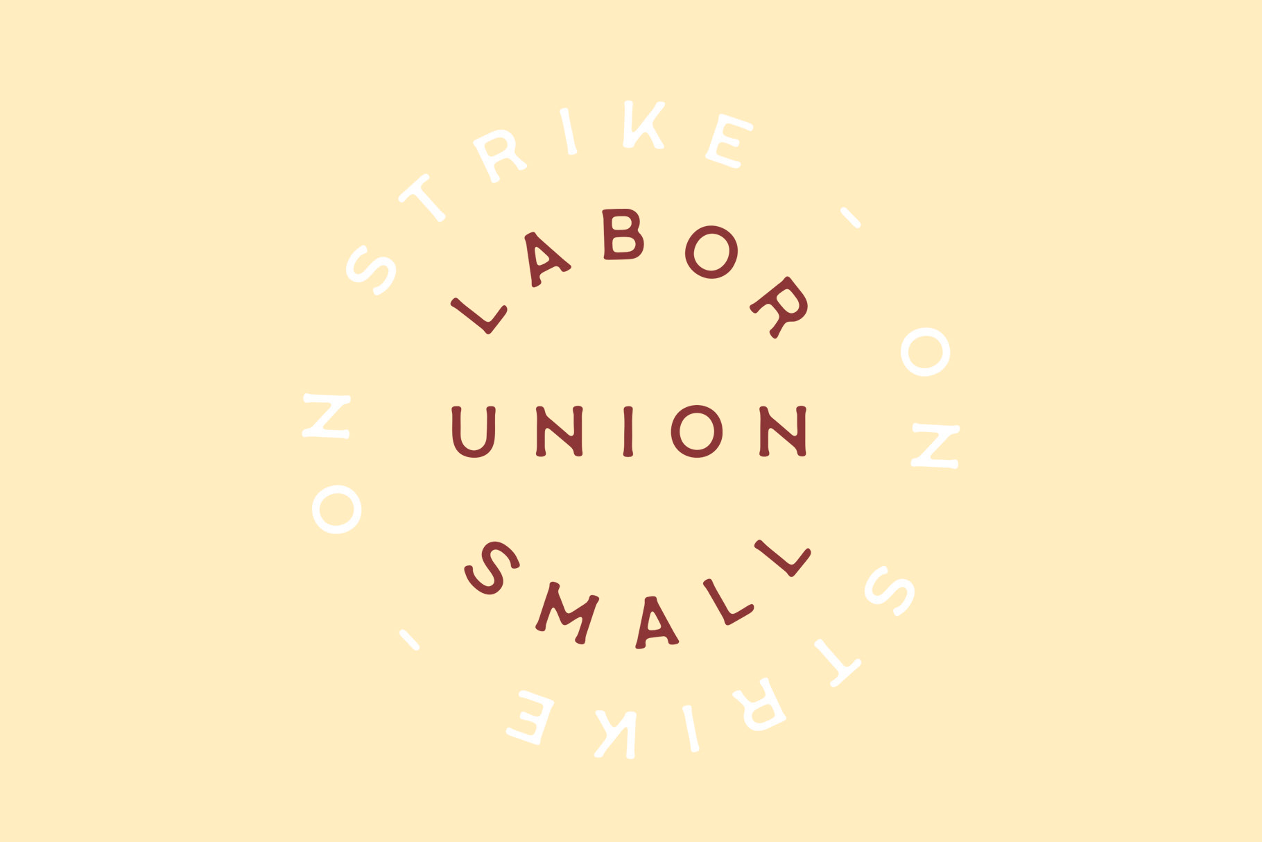 Labor Union Small Regular Font preview