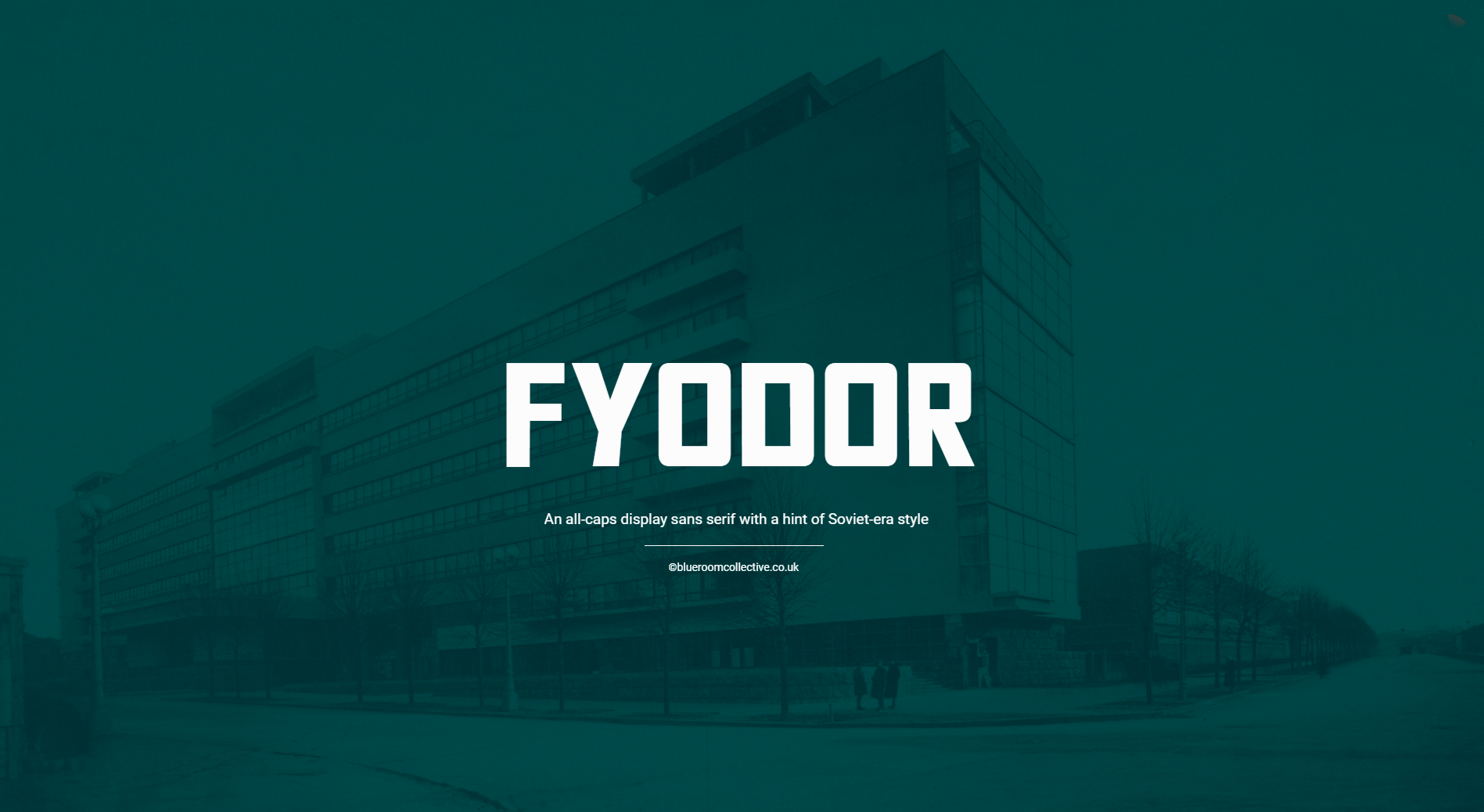 Fyodor Font preview