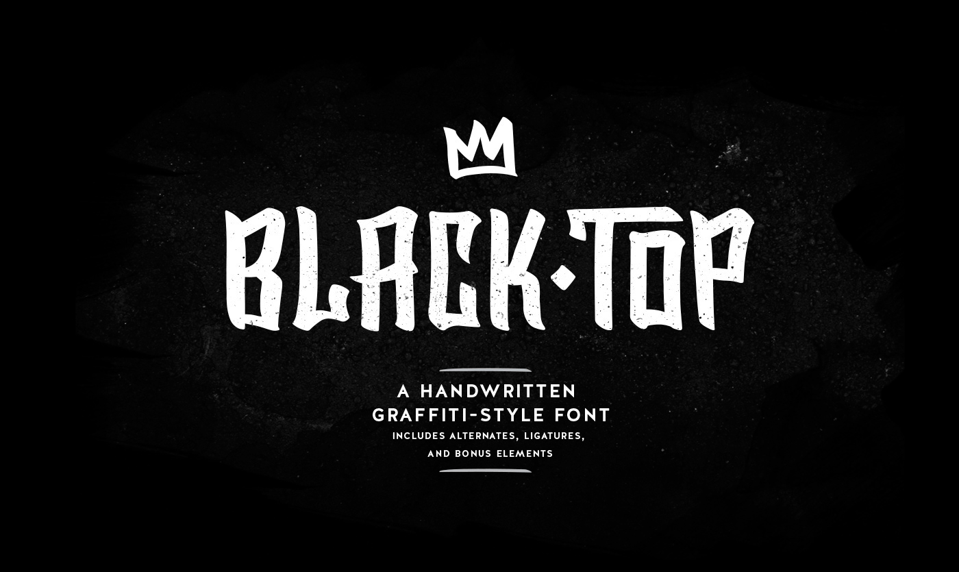 SA BlackTop Regular Font preview