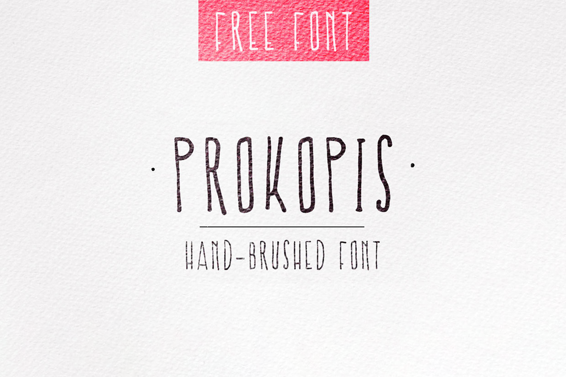Prokopis Regular Font preview