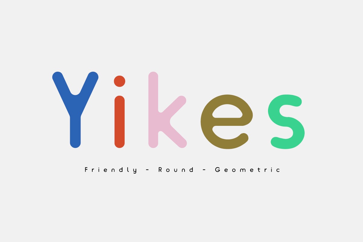 Yikes Font preview