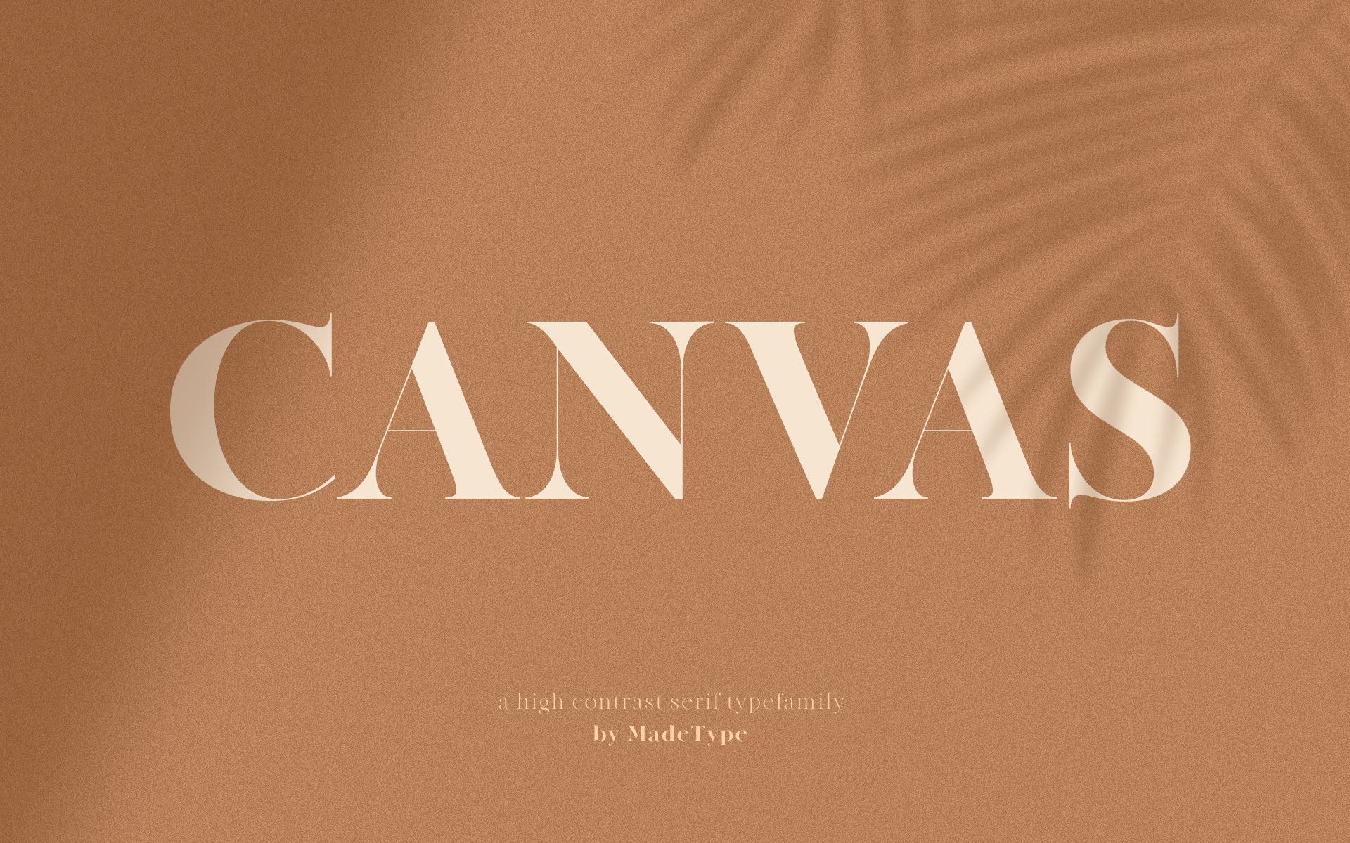 MADE Canvas Font preview