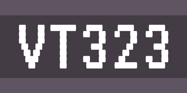 VT323 Regular Font preview