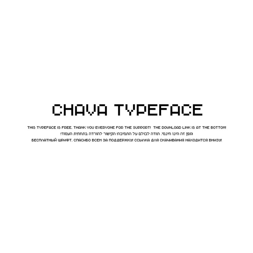 Chava Regular Font preview