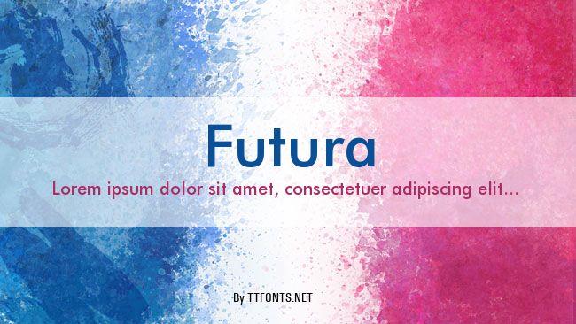 Futura New Medium Reg Font preview
