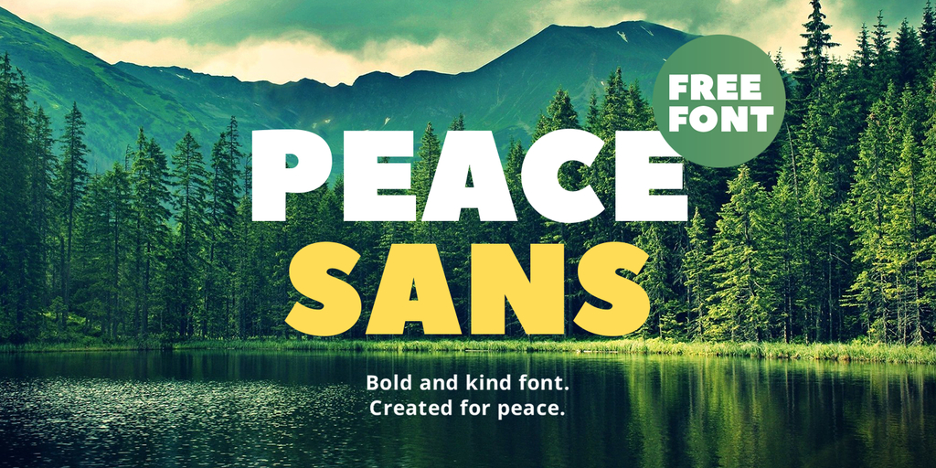 Peace Sans Font preview