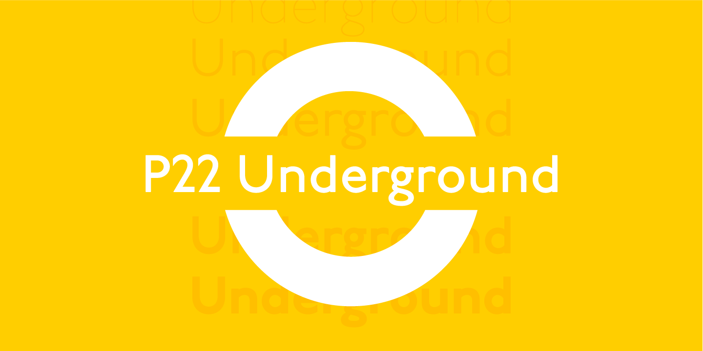 P22 Underground Font preview
