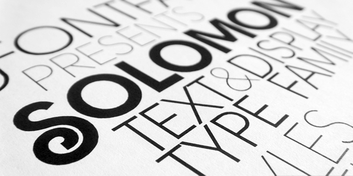 Solomon Normal Font preview