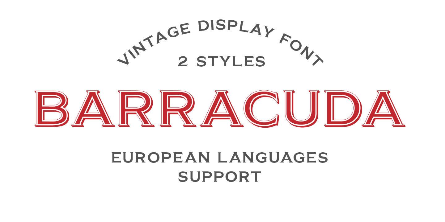 Barracuda Regular Font preview