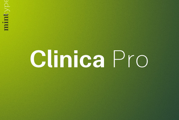 Clinica Pro Regular Font preview