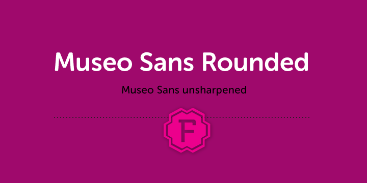 Museo Sans Rounded 500 Font preview