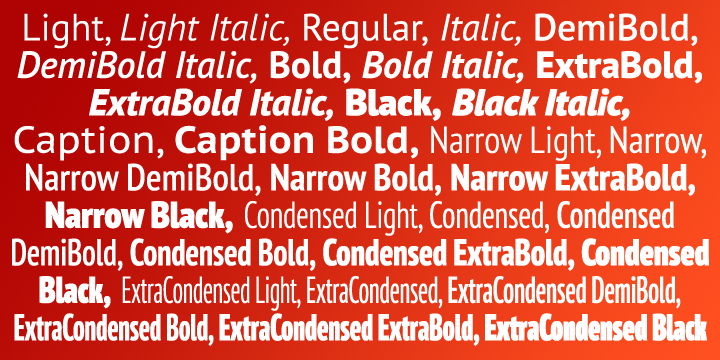PT Sans Pro Cond Font preview