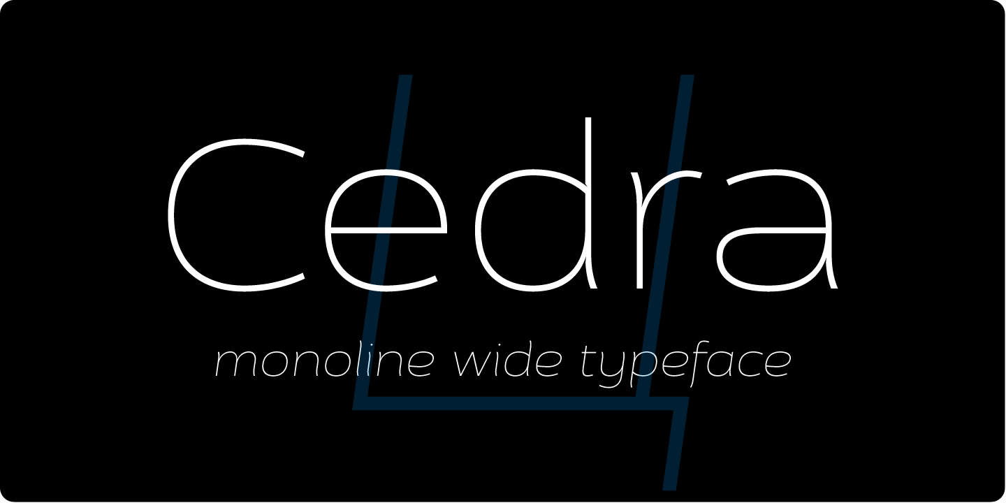 Cedra 4F Regular Font preview