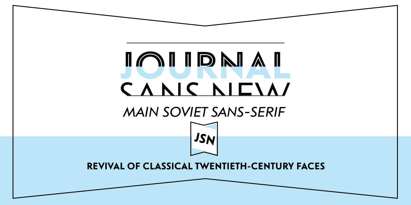 Journal Sans New Regular Font preview