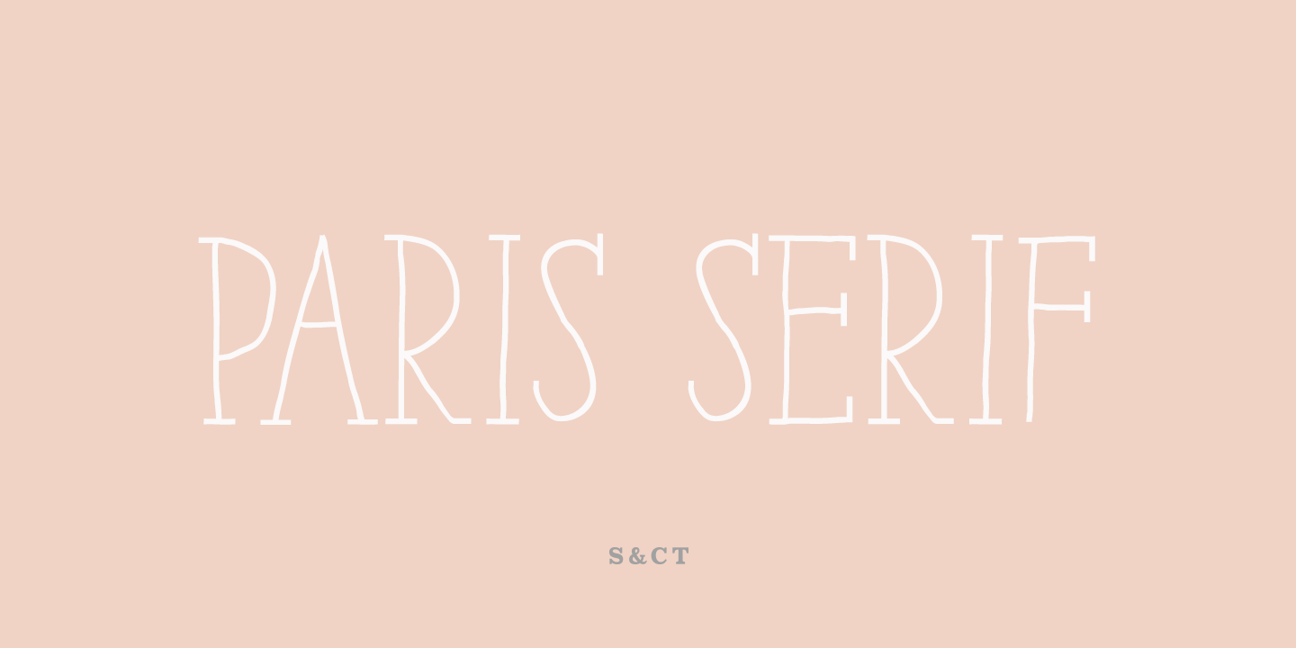 Paris Serif Medium Font preview