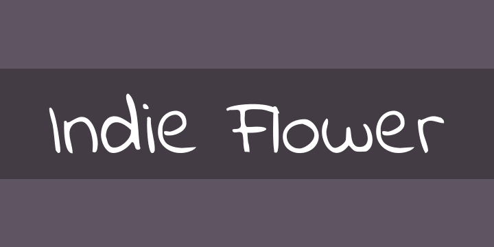 Indie Flower Regular Font preview
