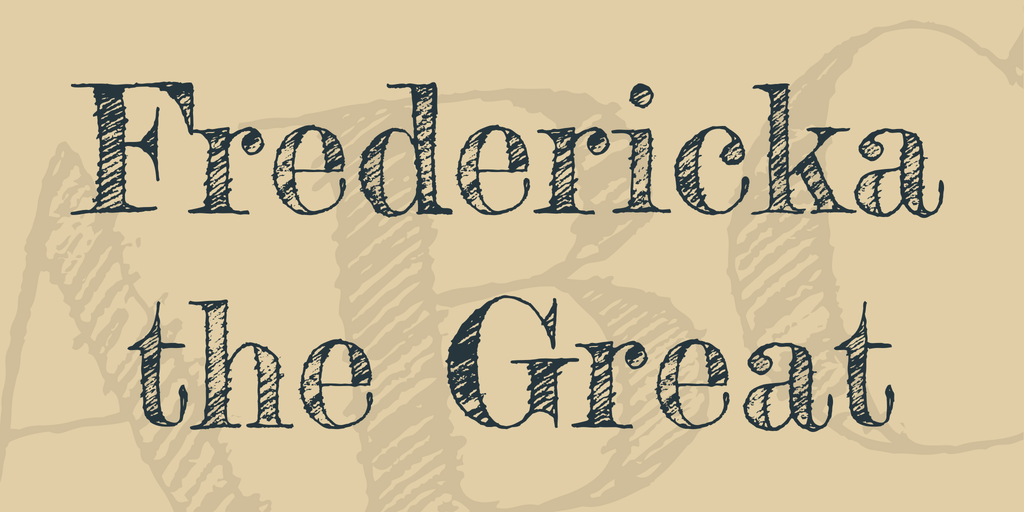 Fredericka the Great Regular Font preview