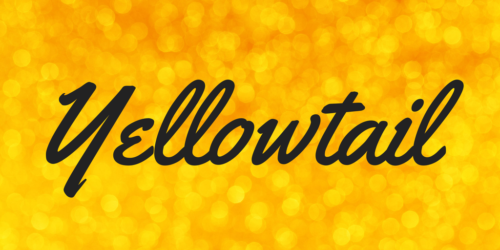 Yellowtail Regular Font preview