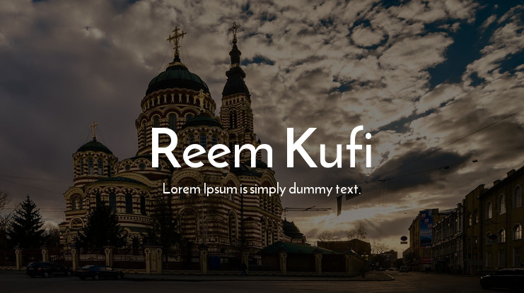 Reem Kufi Regular Font preview