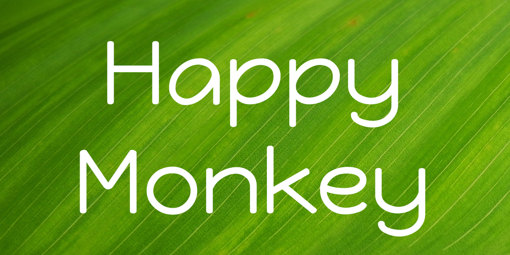 Happy Monkey Font preview