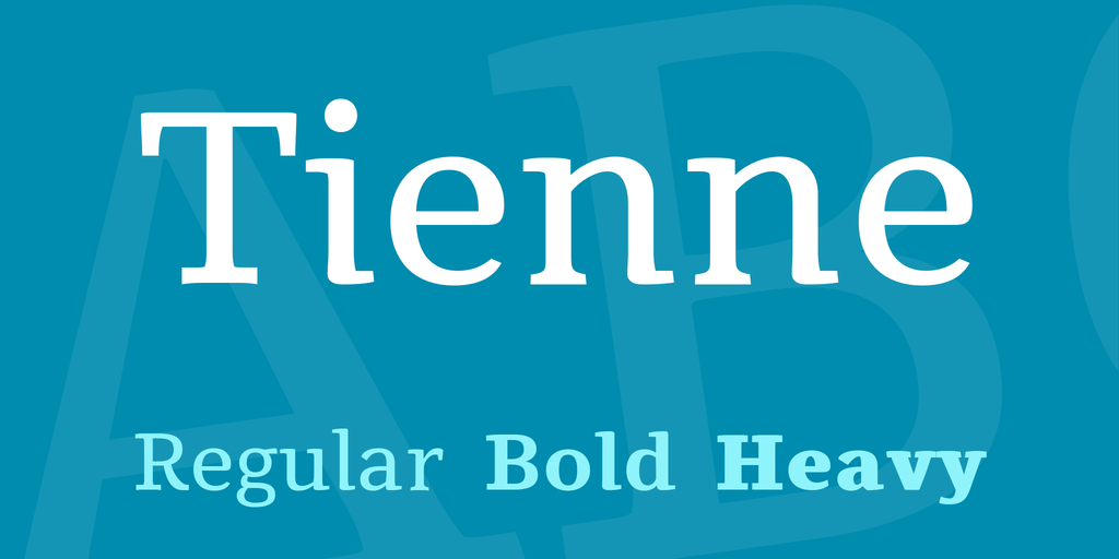 Tienne Font preview