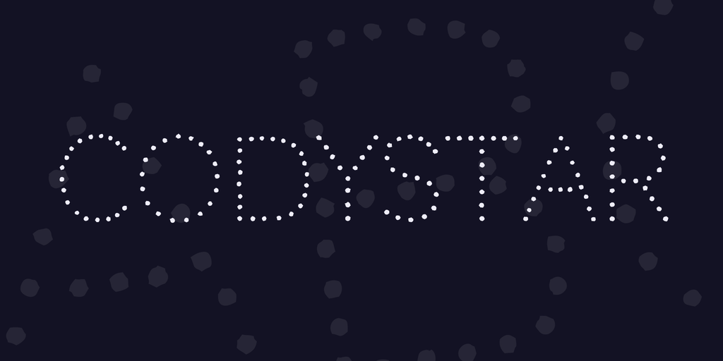 Codystar Font preview