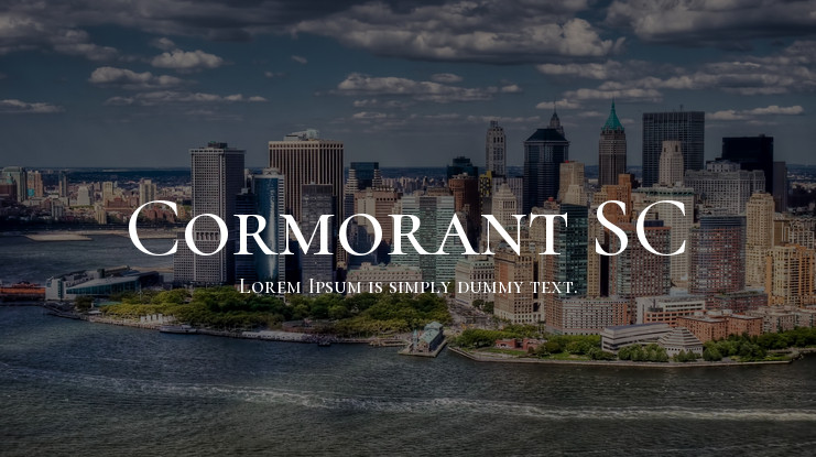 Cormorant SC Medium Font preview
