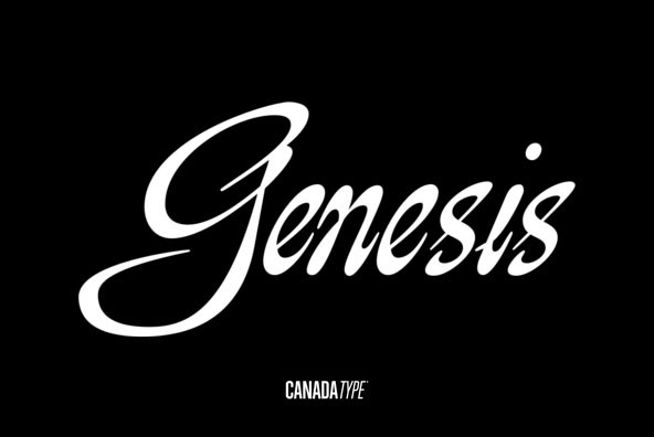Genesis Sans  Regular Font preview