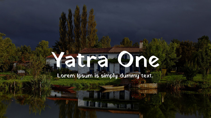 Yatra One Font preview