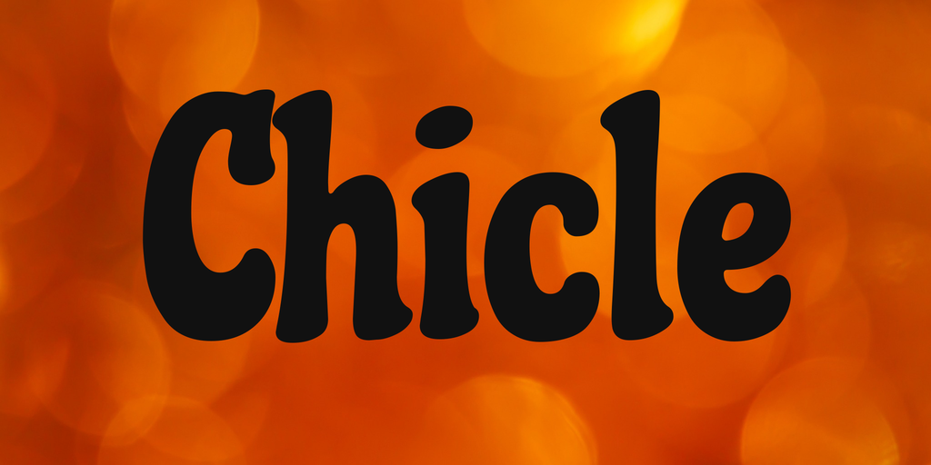 Chicle Regular Font preview