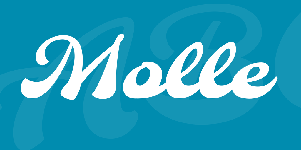 Molle Regular Font preview