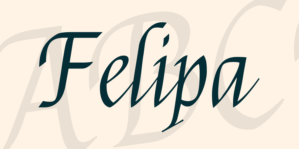 Felipa Regular Font preview