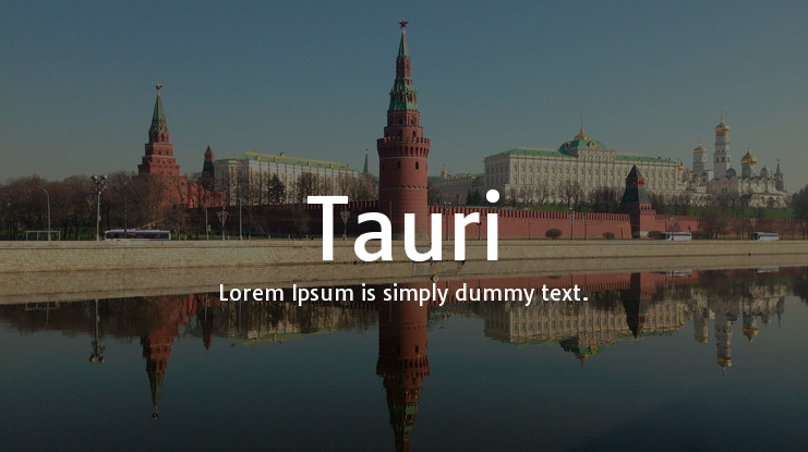 Tauri Font preview