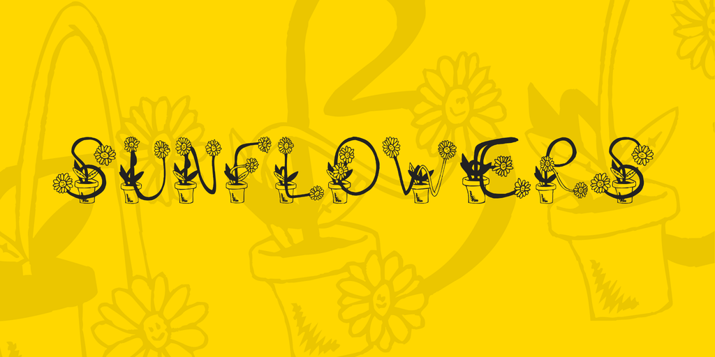 Sunflower Font preview