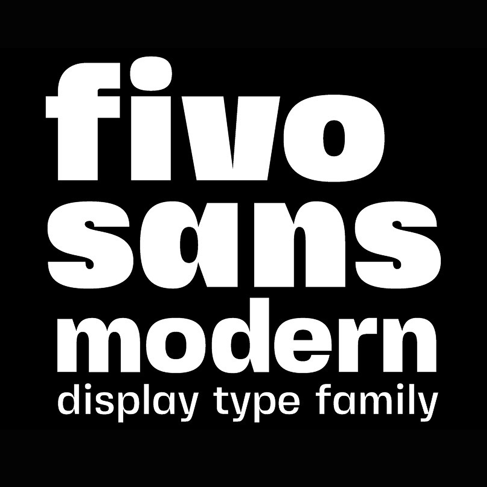 Fivo Sans Modern Medium Font preview
