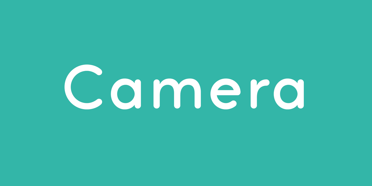 Camera Regular Font preview