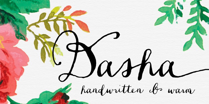 Dasha Regular Font preview