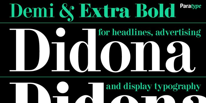 Didona Font preview