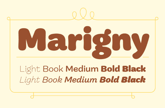 Marigny Font preview